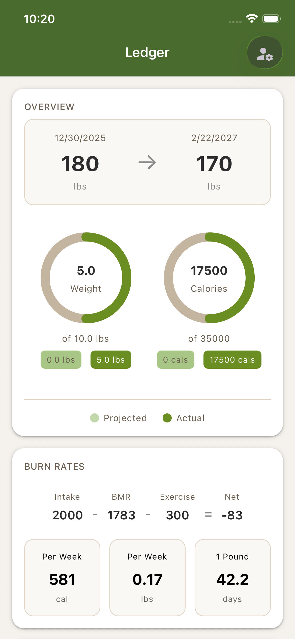 Ledger App Screenshot